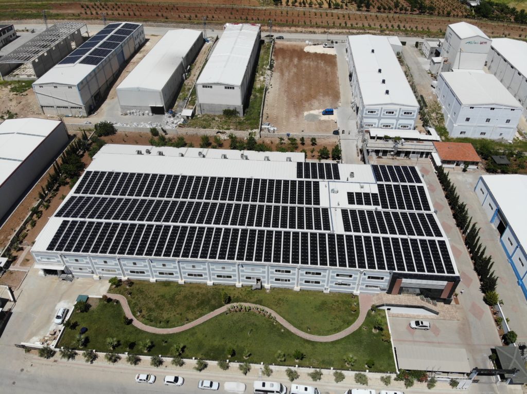 Demka Moda GES – Adıyaman Proje Tipi; bifacial Çatı