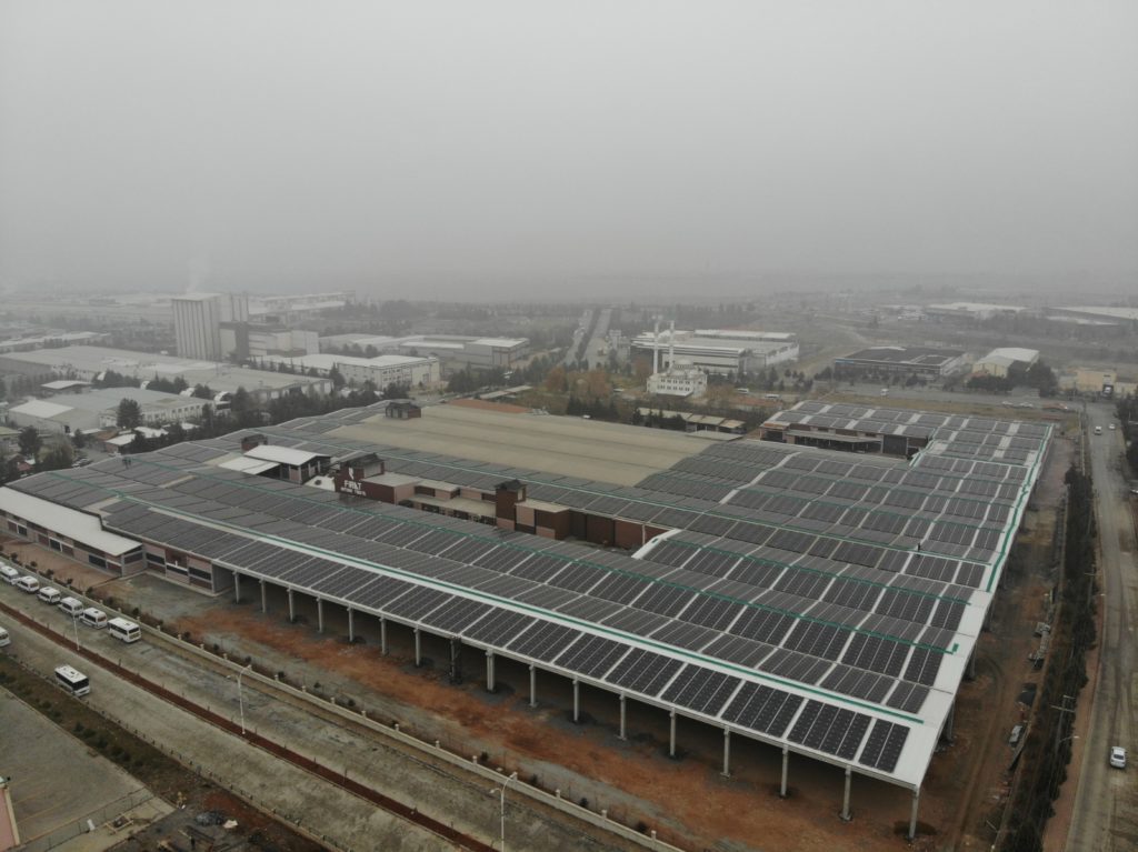 Fırat Entegre GES – Malatya Proje Tipi: bifacial Çatı