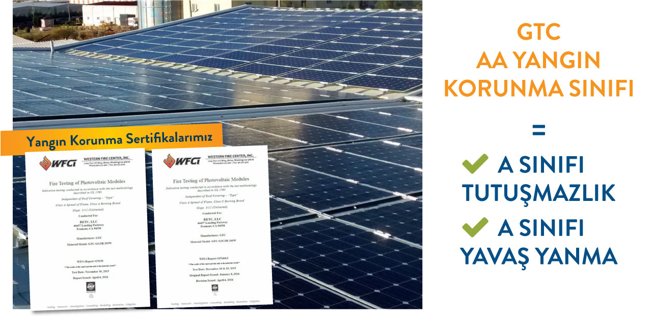 GTC AA Yangın Korunma Sınıfı