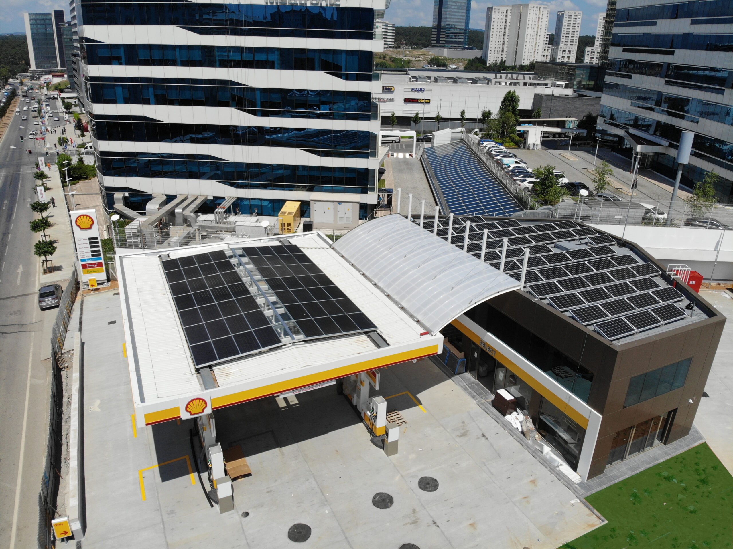 Shell Kanopi – İstanbul / Kocaeli Proje Tipi: Bifacial Kanopi